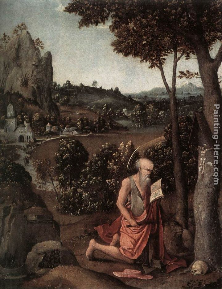 Joachim Patenier Rocky Landscape with Saint Jerome